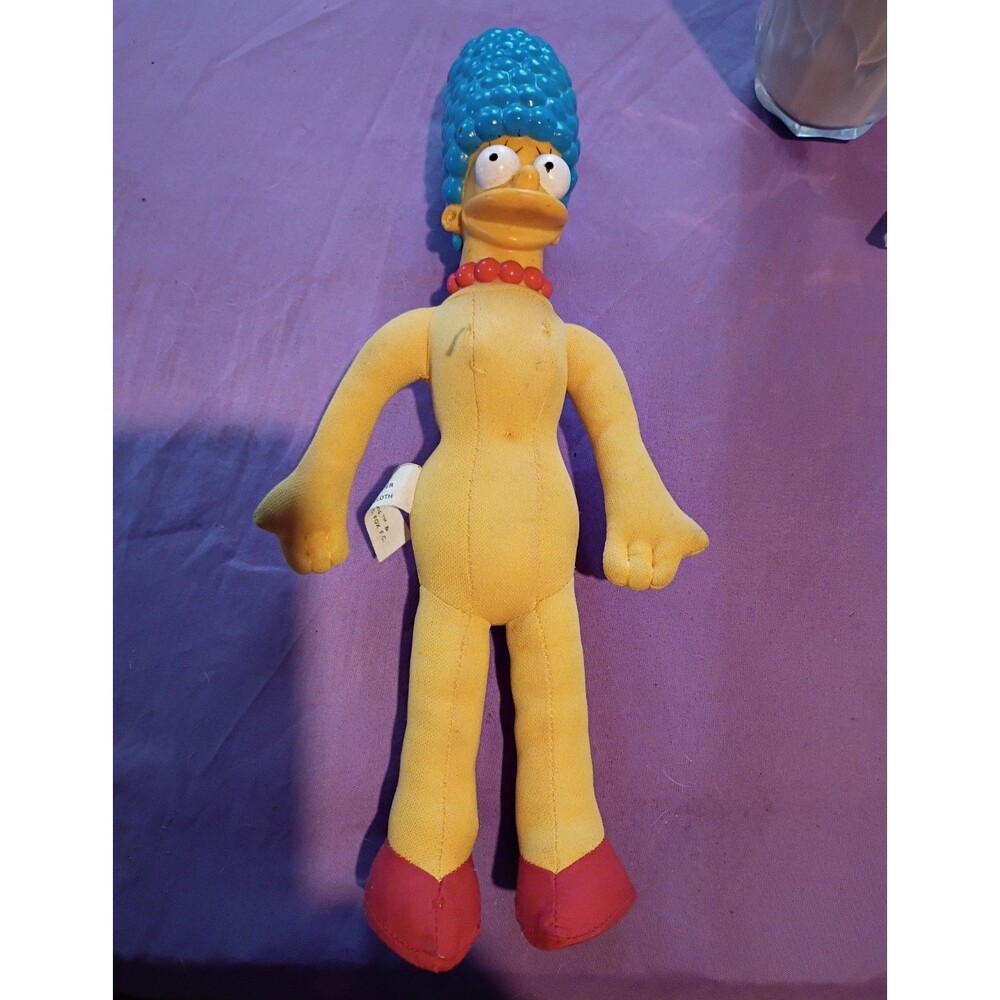 Matt Groening The Simpsons Marge Simpson 12in Plush Vinyl Head Hair 1990